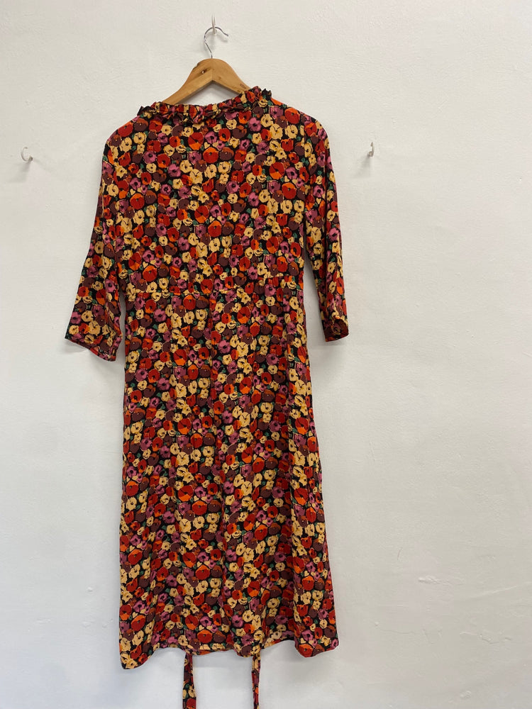 Fabulous Boden Dress UK 16 long Autumn floral