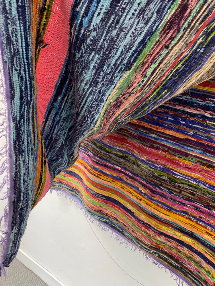 Fabulous Etsy Rag Rug floor Rug L-XL Multicoloured KB474