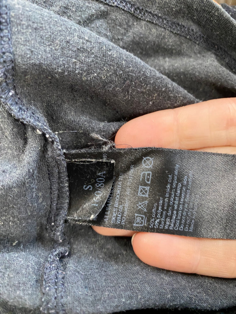 Fabulous All Saints vintage distressed Sleeveless T-Shirt UKS Black KB474