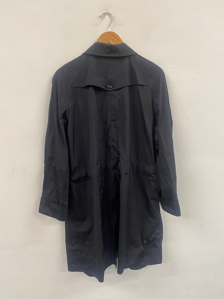 Fabulous Hobbs Navy short Trench coat Saskia UK16 Navy LM002