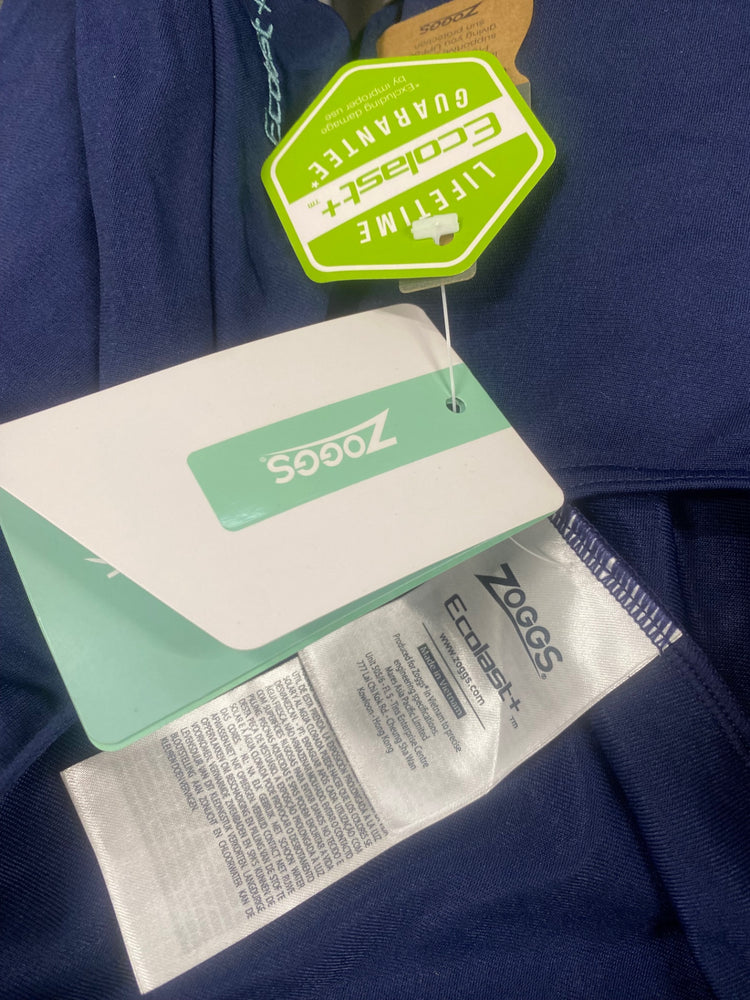 Fabulous Zoggs Ecoblast Swimsuit Uk16 Navy Blue New CS476