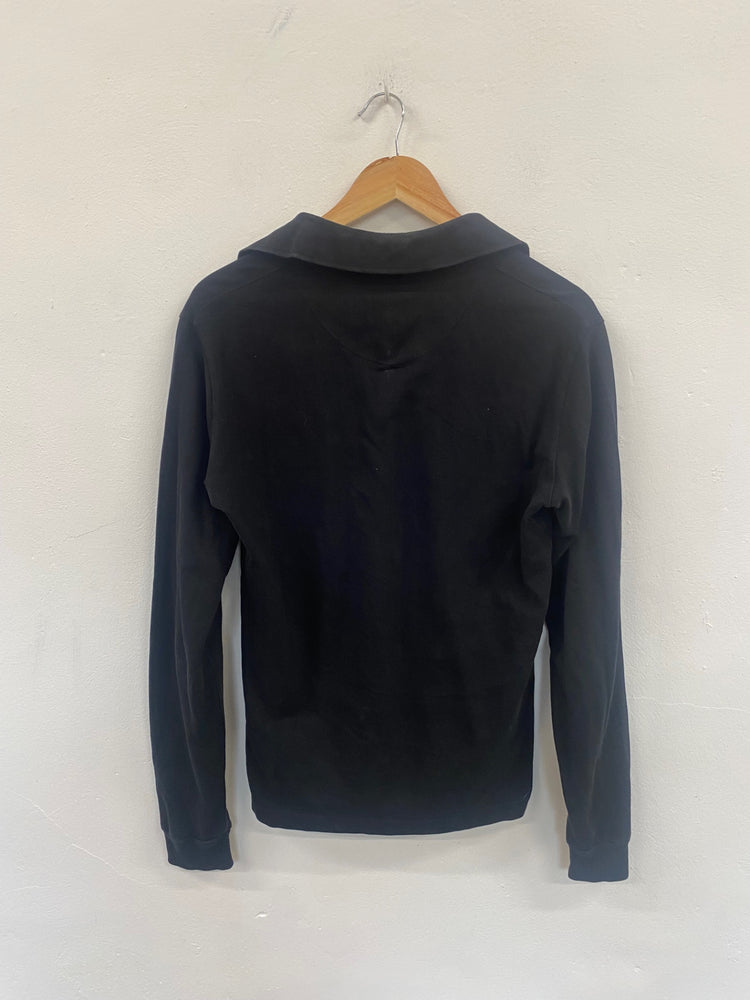 Fabulous Vivienne Westwood Man Black long sleeve polo Shirt UkM CS476