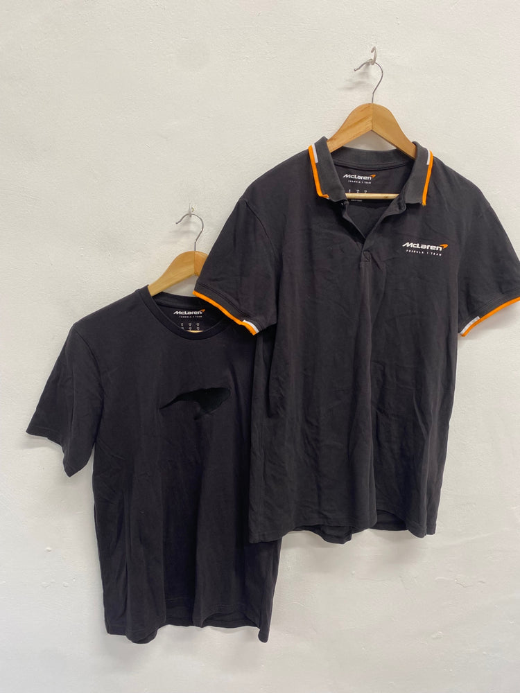 Fabulous duo of McLaren Polo Shirt & Crew M Black #26