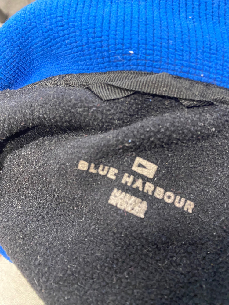 Fabulous Blue Harbour Sweater 38 chest Blue bobbly JM478