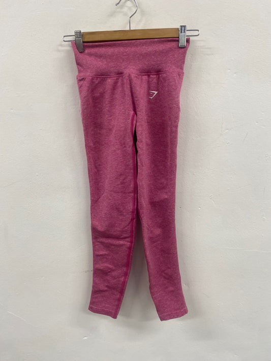 Fabulous Gymshark Pink seamless lift Gym Leggings UKS Pink JM478