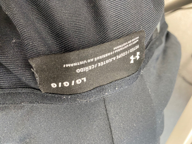 Fabulous Under Armour Hoodie UK L Black zip JM478