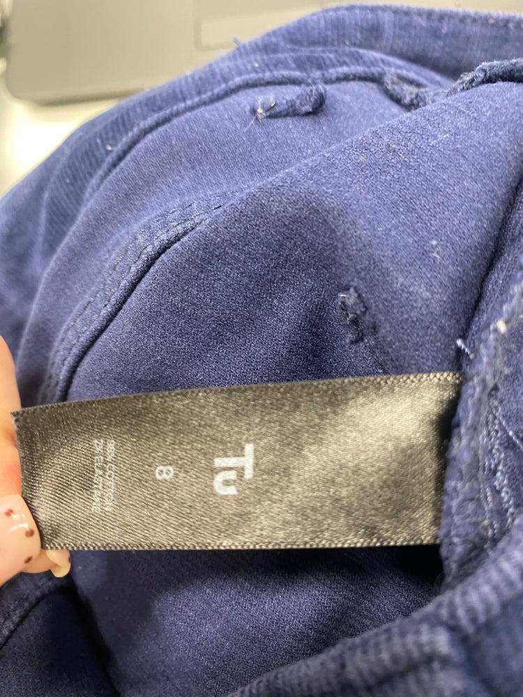 Fabulous TU Flare trousers UK 8 Dark Blue cord JM478