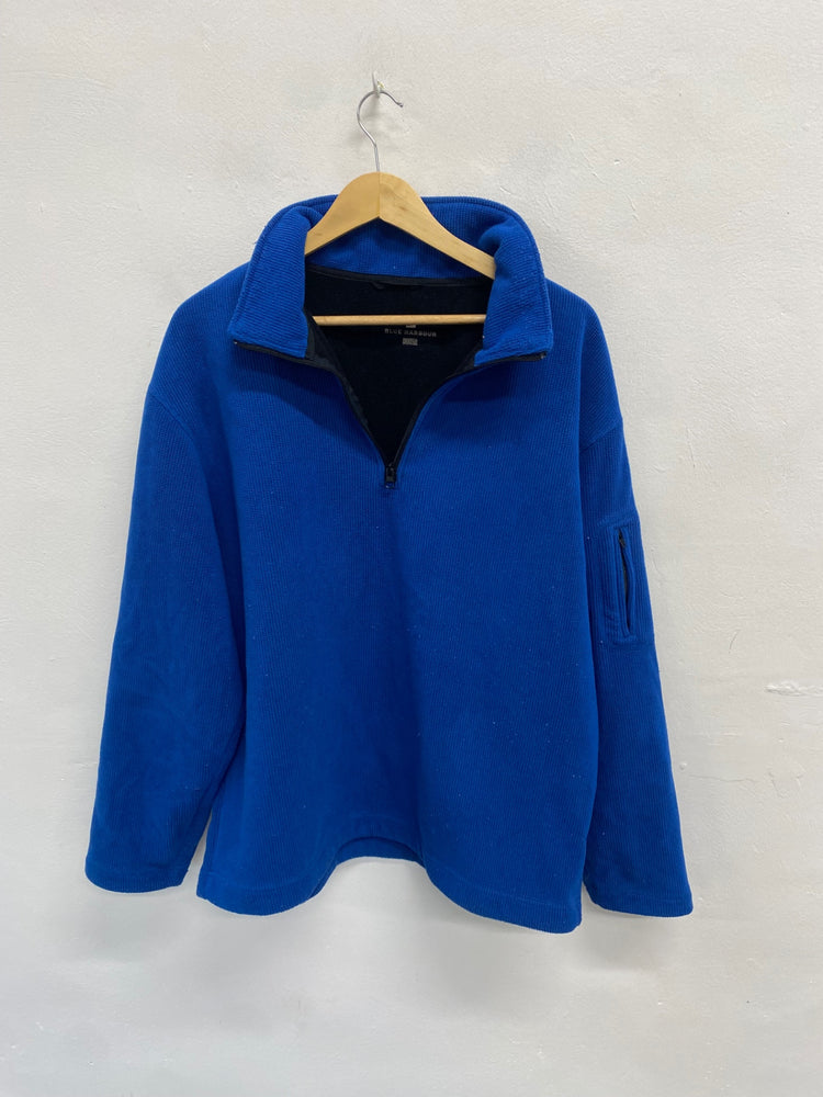 Fabulous Blue Harbour Sweater 38 chest Blue bobbly JM478