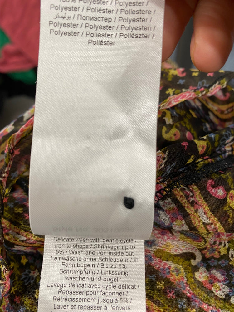 Fabulous Saint Tropez semi sheer floral Blouse UKS Multicolor