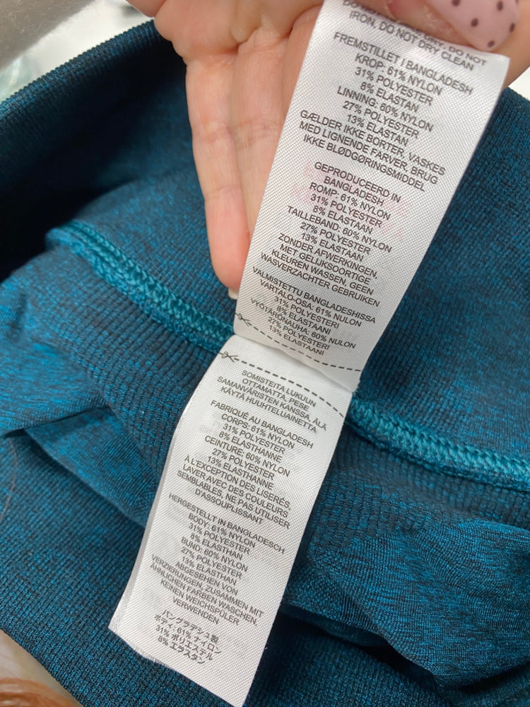 Fabulous Gymshark Gym Shorts UK S Teal seamless JM478