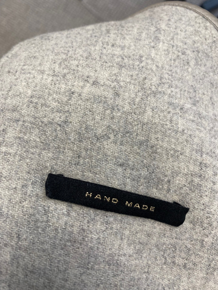 Fabulous Zara Woman Trench Coat wool blend UK M Grey KG480