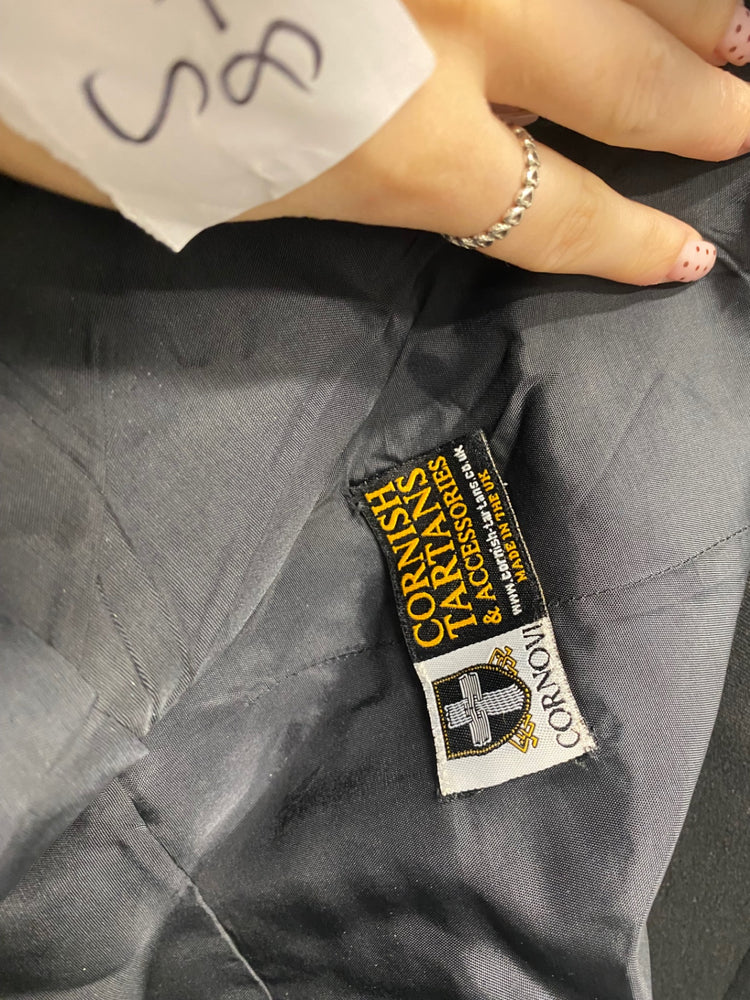 Fabulous traditional kilt jacket waistcoat Prince Charlie ex hire Uk 48 short Black #671 MD001