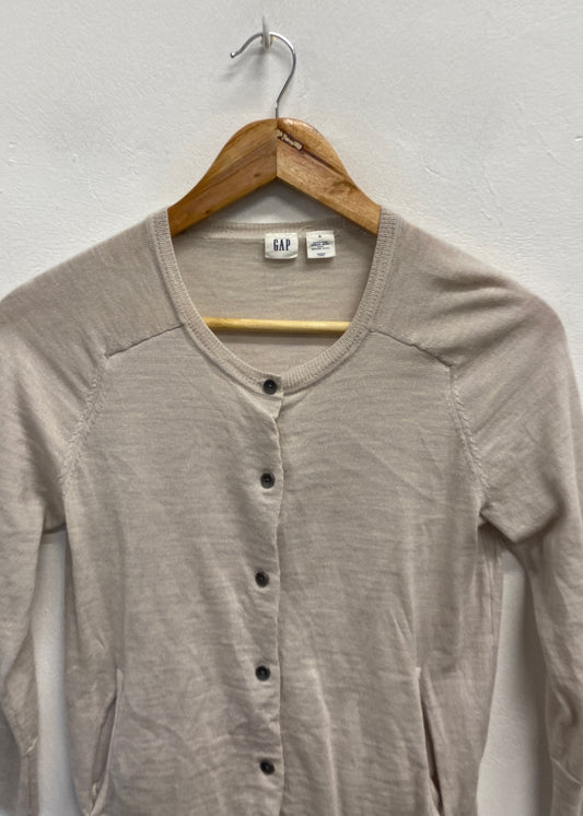 Fabulous GAP Cardigan UK S pocket wool MK482