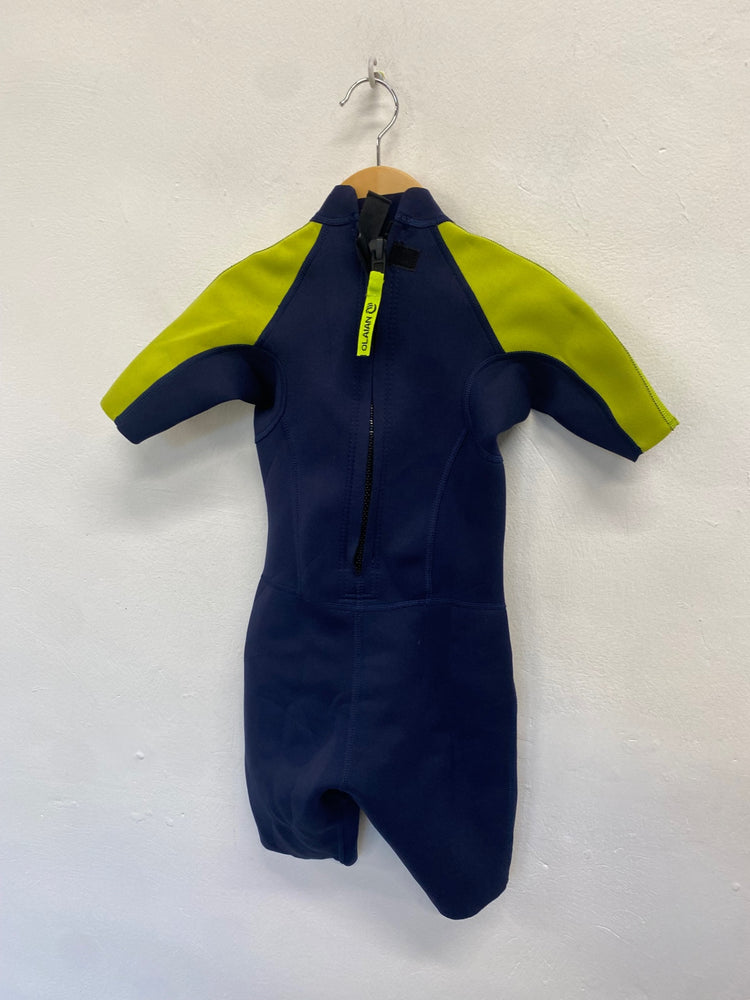 Fabulous kids Decathlon Wetsuit Age 8 Navy green MK482