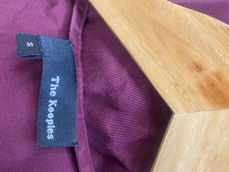 Fabulous The Kooples Mini dress UKS Maroon casual CP002