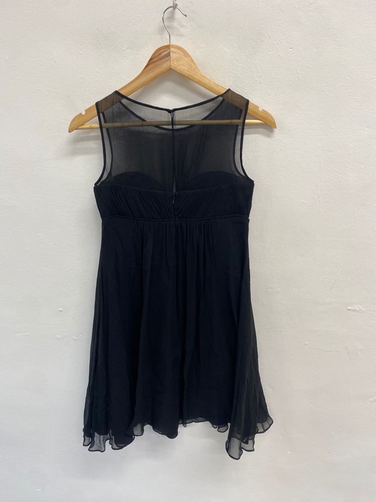 Fabulous Jill Stuart Dress UK 6 Black silk cocktail party CP002