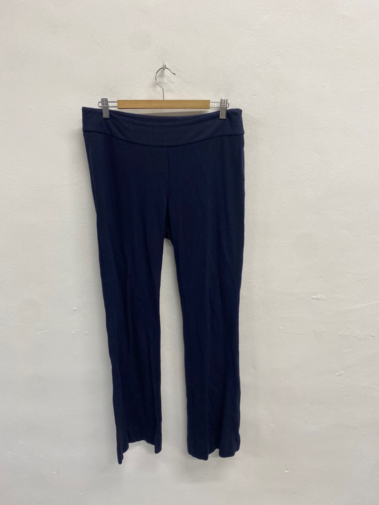 Fabulous Cabi Tailored trousers UK 12 Navy Blue EW005