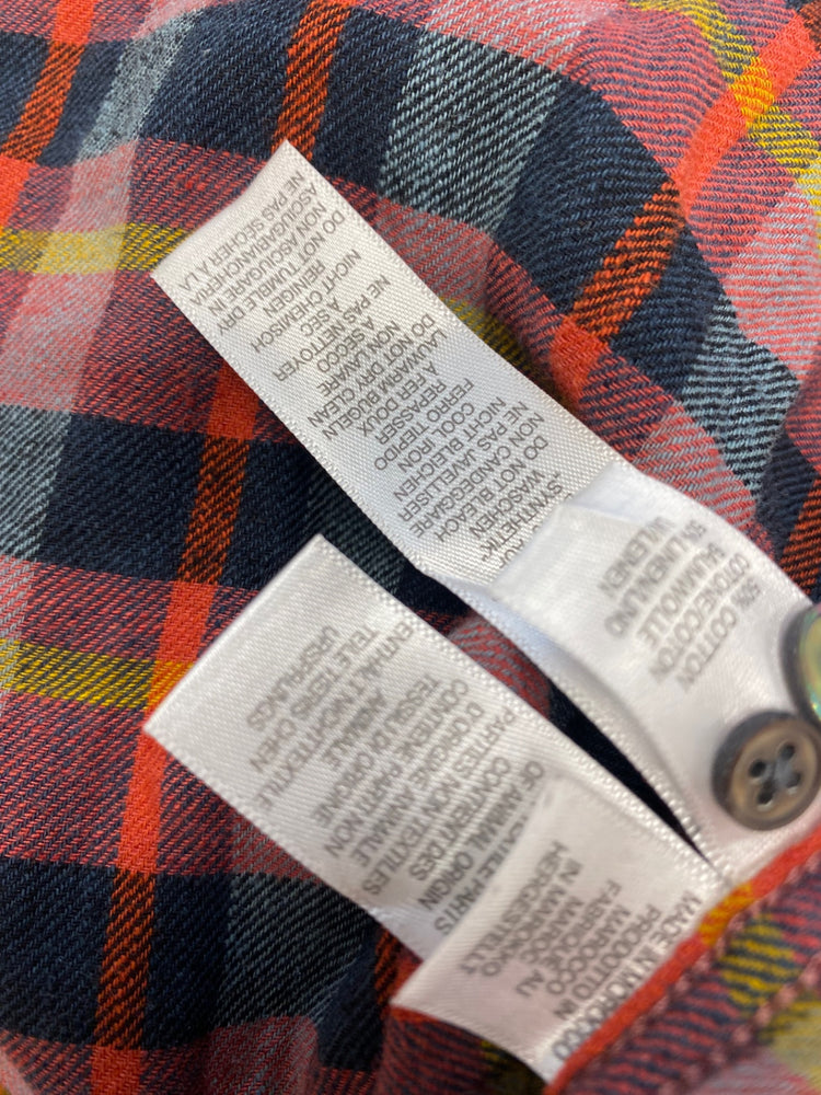 Fabulous Paul Smith Shirt UK L Red navy checked CP002