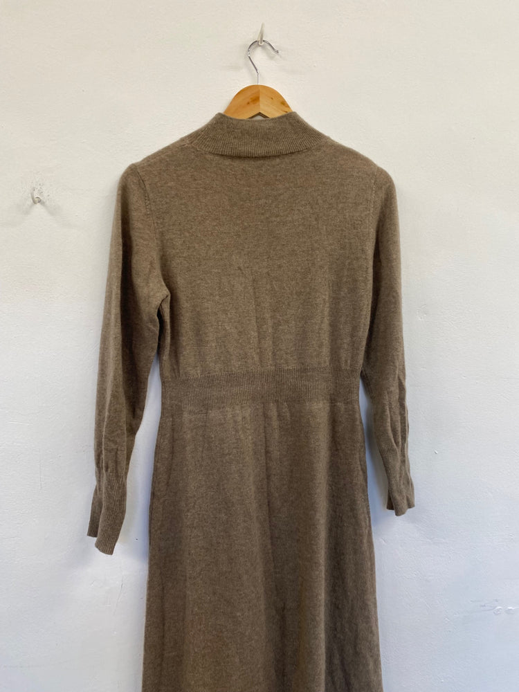 Fabulous OMR Cashmere super soft Dress UKS Taupe FH003