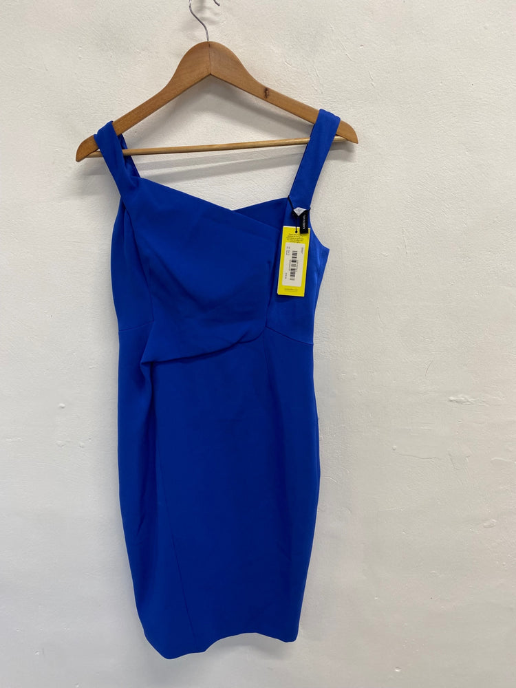Fabulous Karen Millen Midi Dress UK 12 Blue special occasion GM485