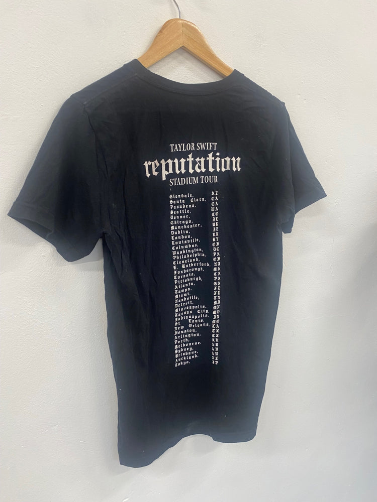 Fabulous Taylor Swift 2018 Reputation tour T-Shirt M Black GM485