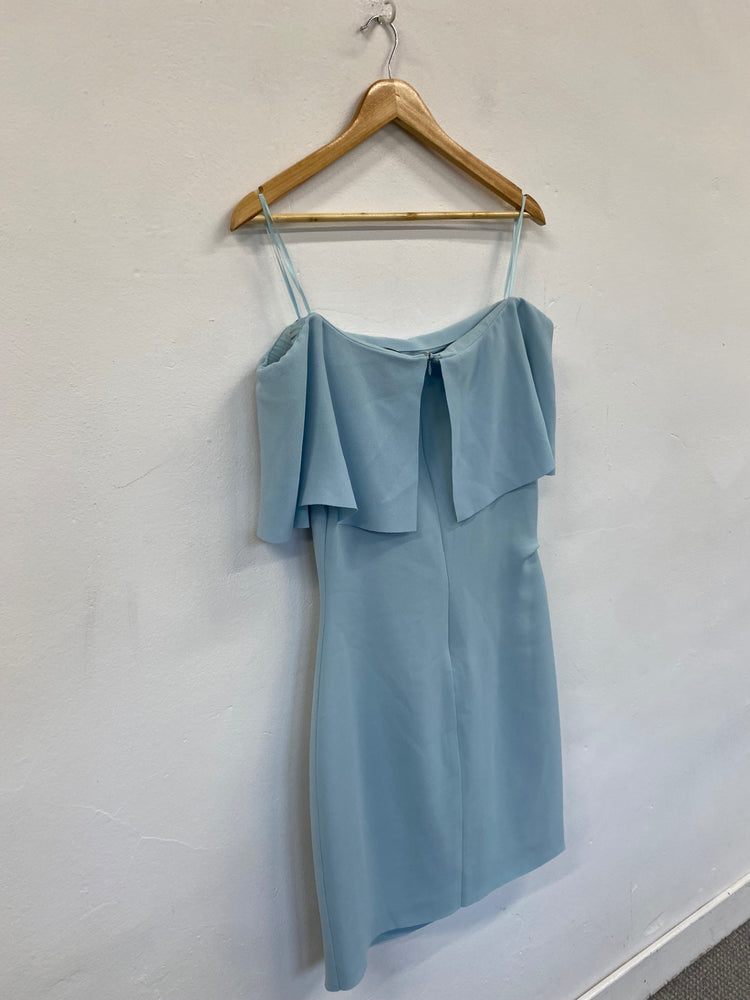 Fabulous Reiss Balm occasion party Dress UK12 Light Blue GM485