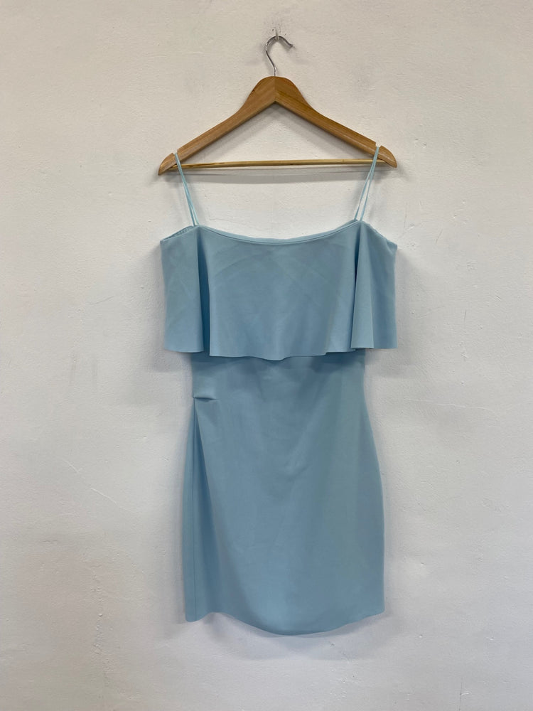 Fabulous Reiss Balm occasion party Dress UK12 Light Blue GM485