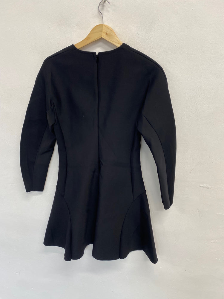 Fabulous COS Midi Dress UK S Black scuba a line CS001
