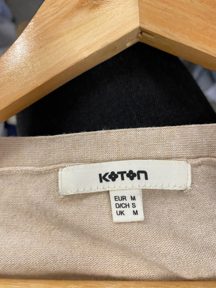 Fabulous Koton super soft chic Cardigan UkM Beige SM487