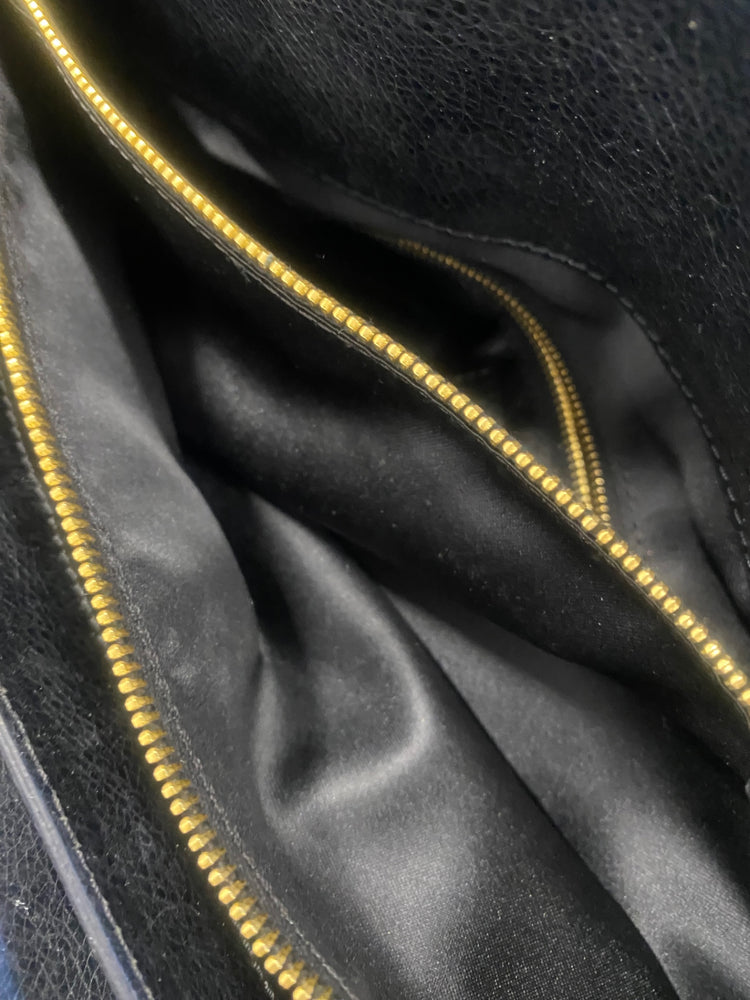 Fabulous Vintage Y2K Moschino Handbag One Size Black Gold hardware SM487