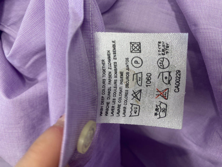 Fabulous Aquascutum two fold cotton Shirt 16" Lilac SW001