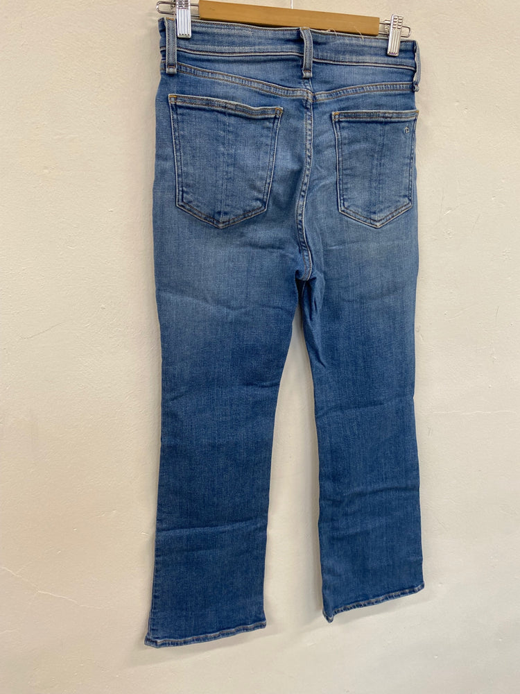 Fabulous Rag & Bone Nina high waist Jeans Uk8 Blue SH493