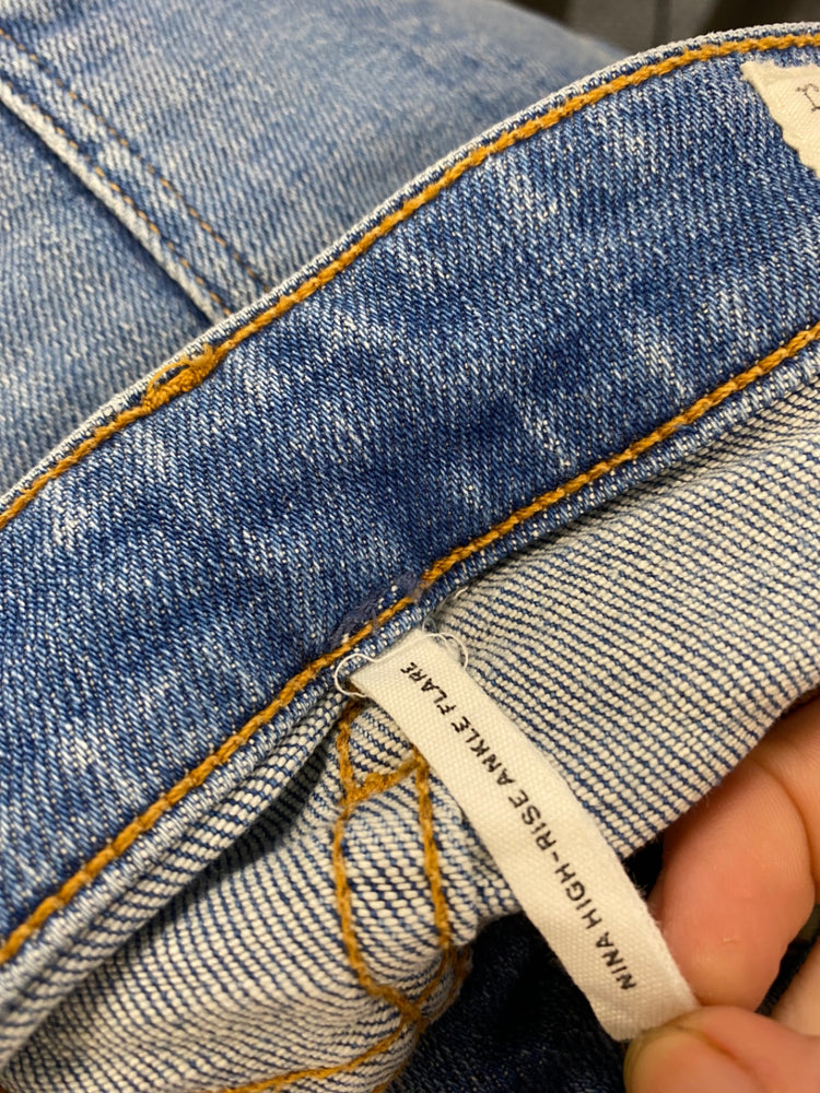 Fabulous Rag & Bone Nina high waist Jeans Uk8 Blue SH493