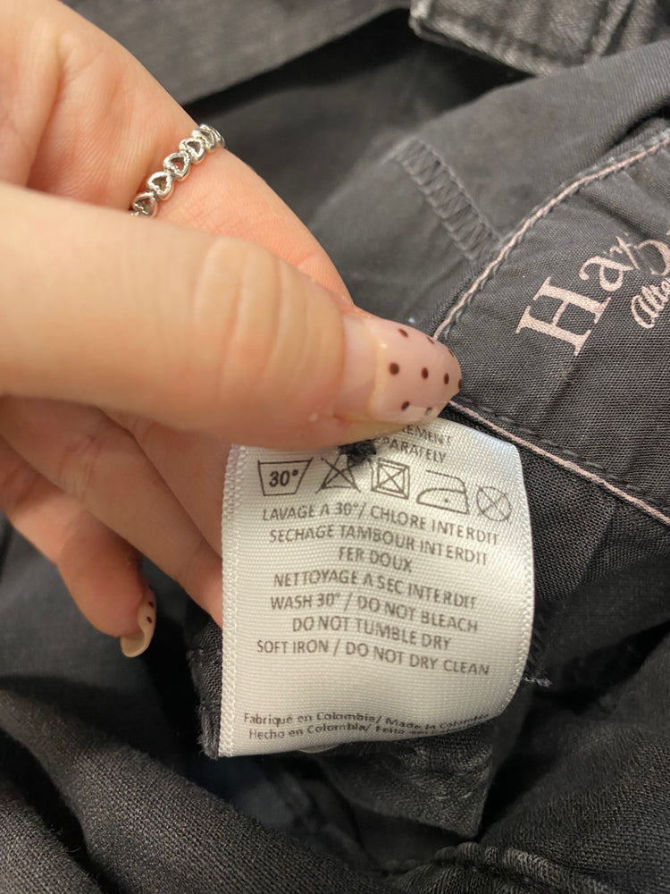 Fabulous Hatford Jumpsuit UK 8 Black denim boiler suit SH493