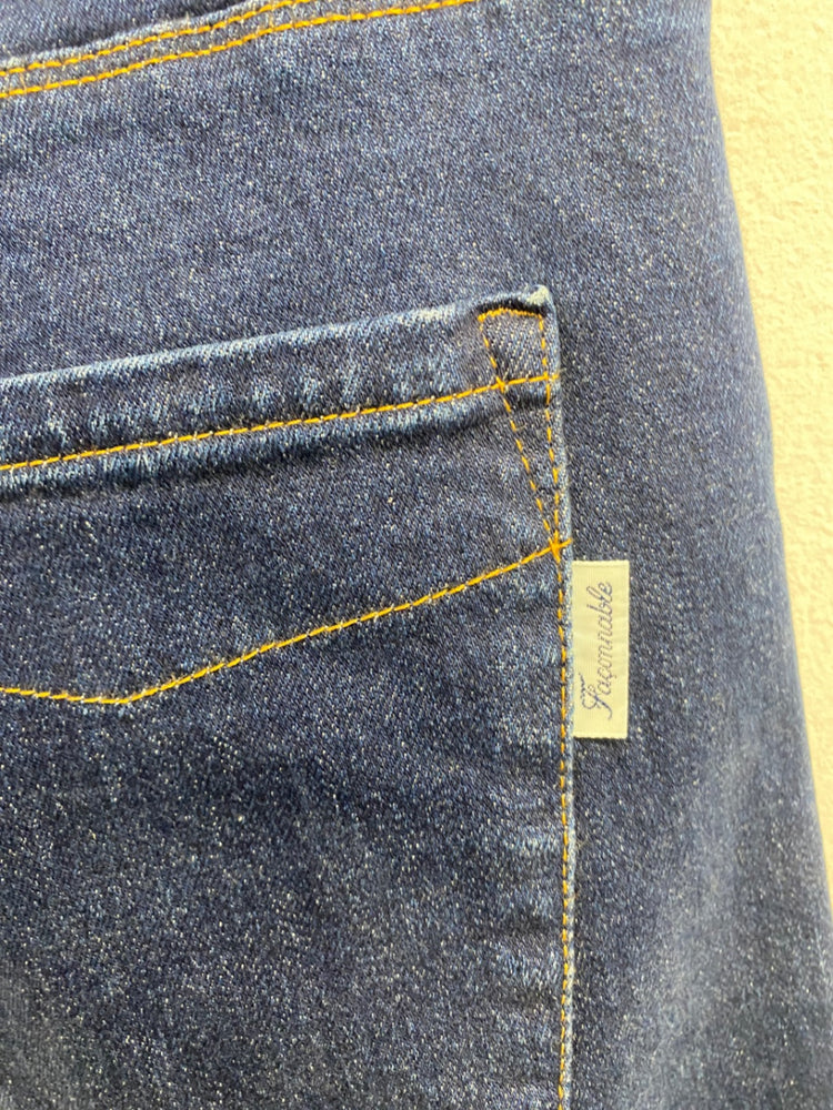 Fabulous Faconnable Straight jeans W38" Dark Blue SH493