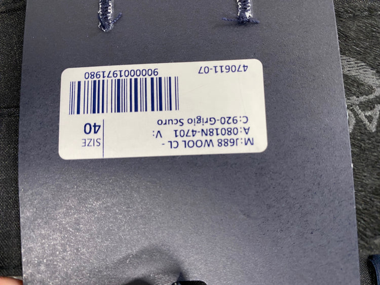 Fabulous Jacob Cohen pure wool Trousers W40" Dark Grey SH493