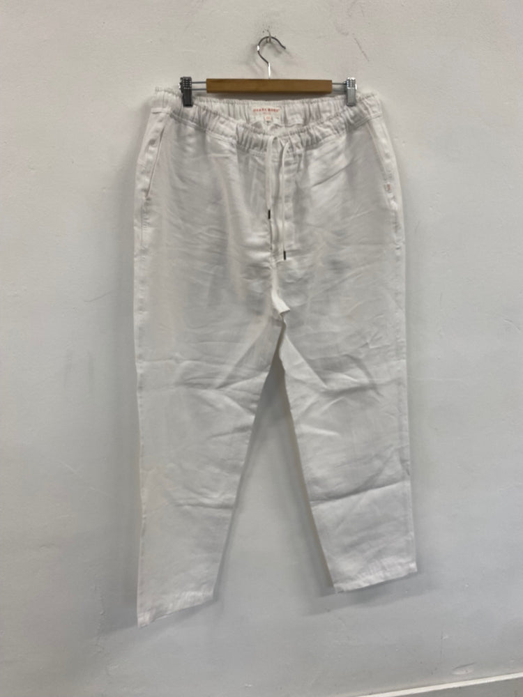 Wash Fabulous Derek Rose Loose fit trousers XXL White