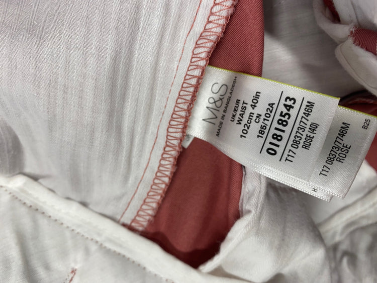 Fabulous Blue Harbour Chino Shorts W40" Red SH493