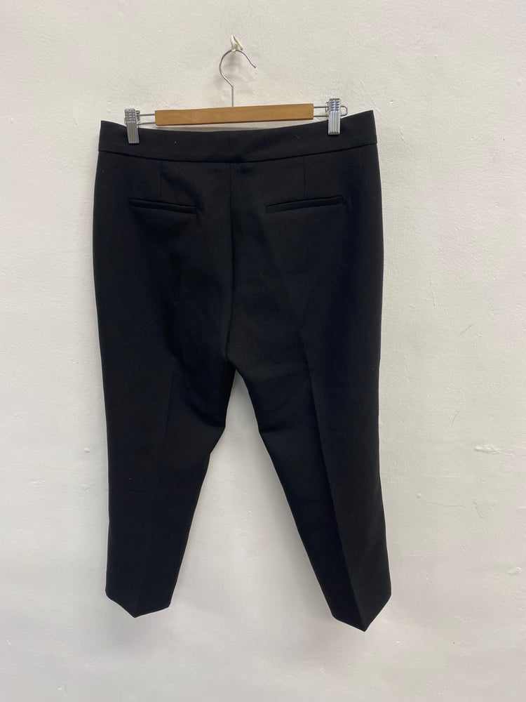 Fabulous ME+EM Cropped trousers UK 12 Black SH493
