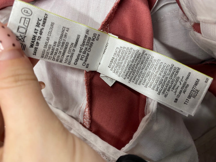 Fabulous Blue Harbour Chino Shorts W40" Red SH493