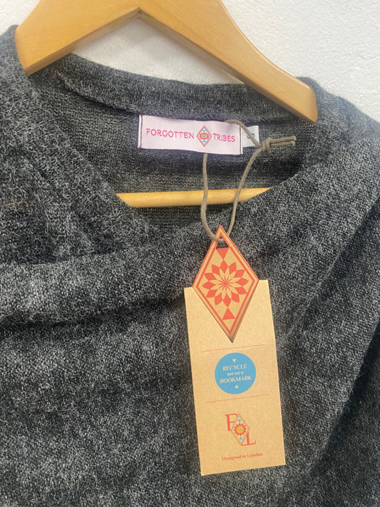 Fabulous Forgotten Tribes boho yoga Sweater UKS Dark Grey SH493