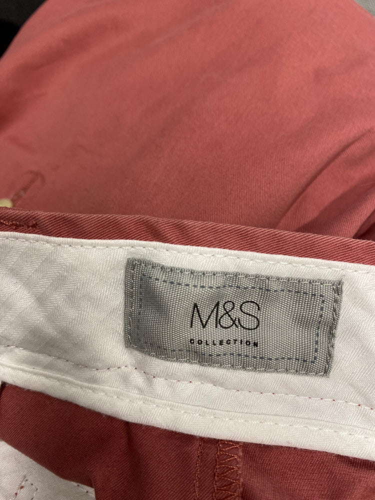 Fabulous Blue Harbour Chino Shorts W40" Red SH493