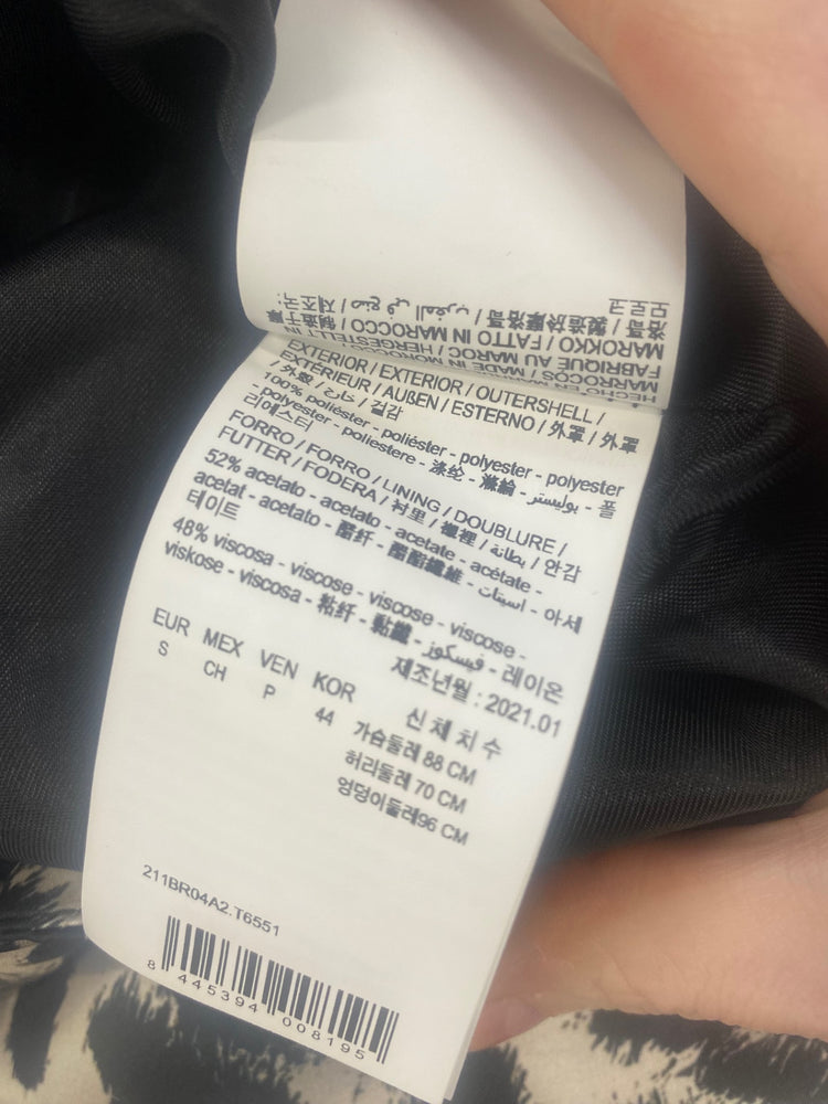 Fabulous BIMBA Y LOLA fun leopard activewear Jacket UKS Beige & black SH493