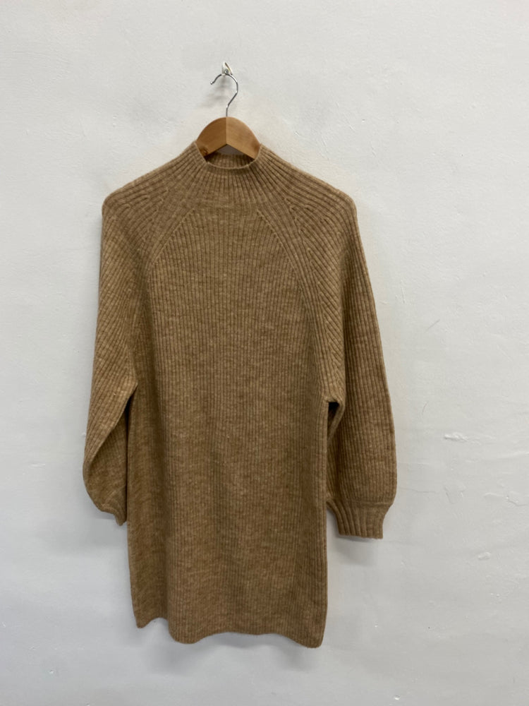 Fabulous Oliver Bonas Knitted jumper UK 10 Beige autumn SH493