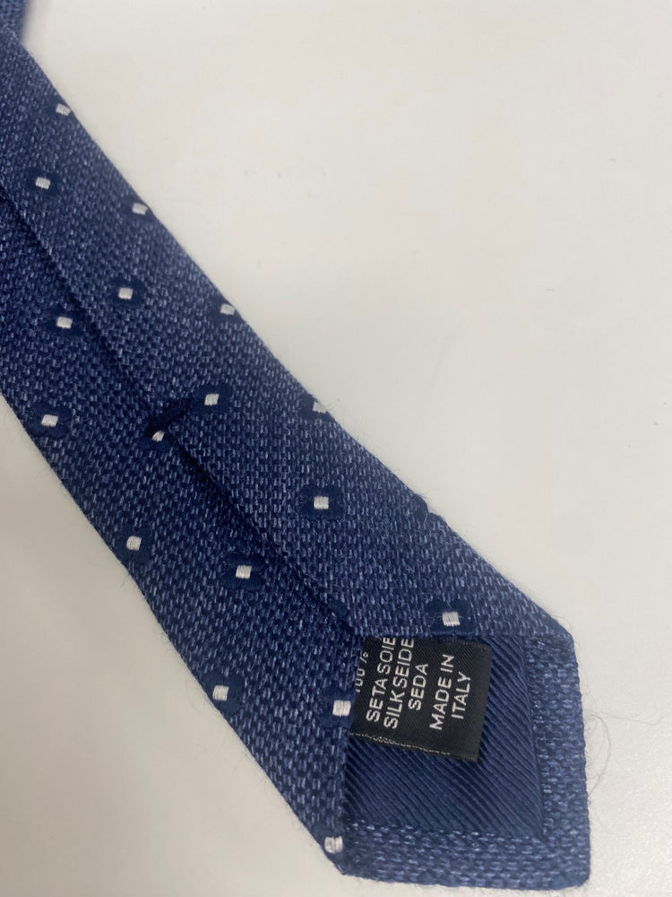 Fabulous Ermenegildo Zegna Su Misura silk Tie One size Navy Blue Geometric SH493