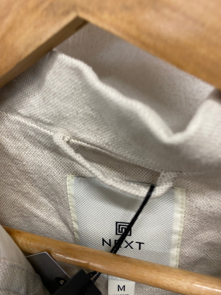 Fabulous Next Jacket UK M Beige linen cotton blend new SH493