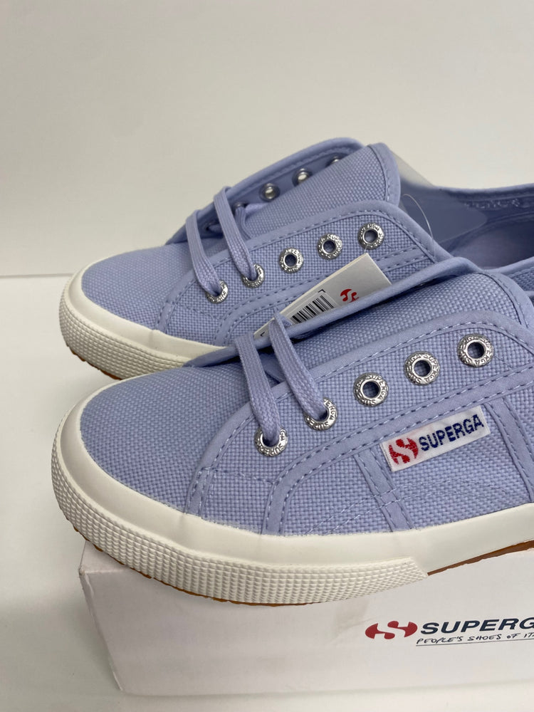 Fabulous Superga platform Sneakers UK4 Baby Blue SH493