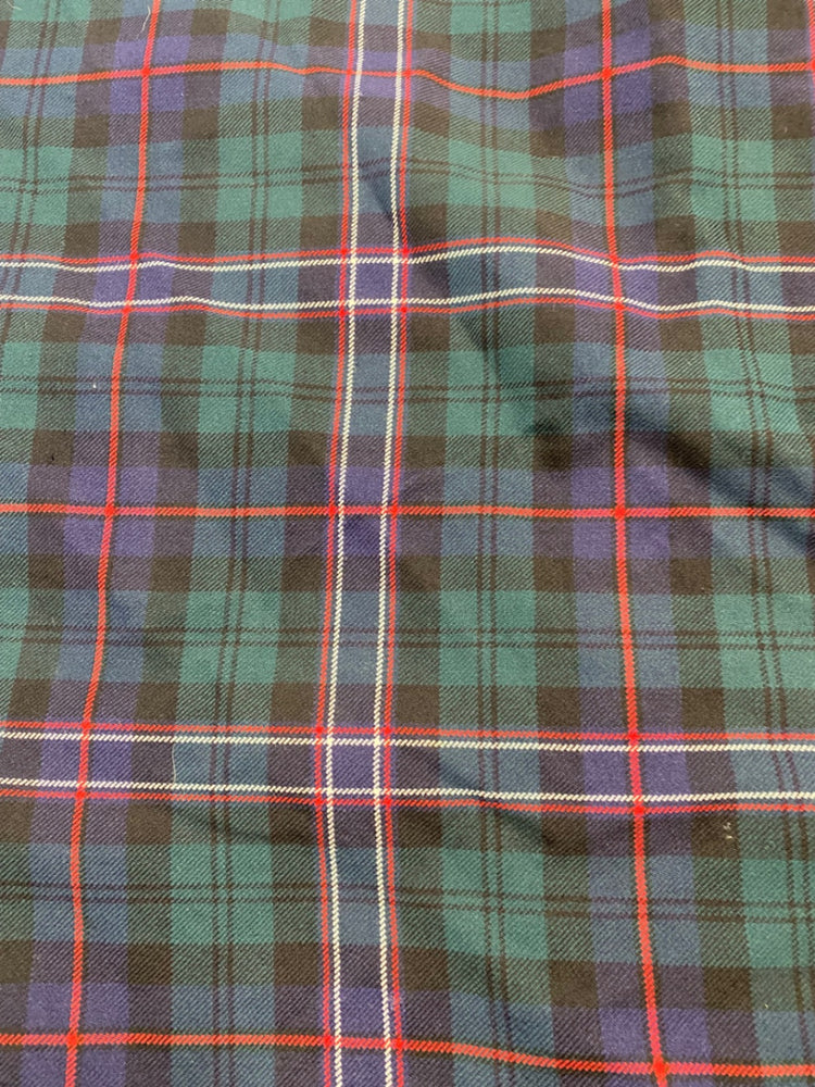 Fabulous ex hire Scottish National tartan pure wool Heavy Kilt W36" traditional SH493