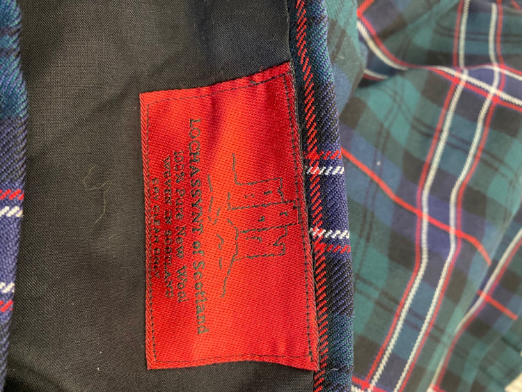 Fabulous ex hire Scottish National tartan pure wool Heavy Kilt W36" traditional SH493