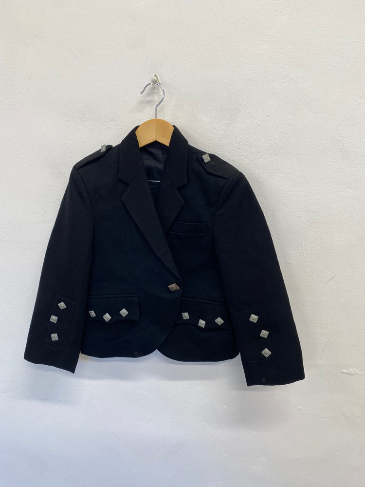 Fabulous Scottish Kilt Outfit 11-12yrs Black